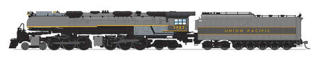 4-6-6-4 Challenger Late Version - Standard DC - Stealth -- Union Pacific #3982 (Oil Tender, Smoke Deflectors, black, graphite)-1