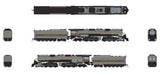 4-6-6-4 Challenger Late Version - Standard DC - Stealth -- Union Pacific #3982 (Oil Tender, Smoke Deflectors, black, graphite)-2