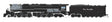 4-6-6-4 Challenger Late Version - Standard DC - Stealth -- Denver & Rio Grande Western #3803 (Coal Tender, black, graphite)-1
