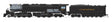 4-6-6-4 Challenger Late Version - Standard DC - Stealth -- Clinchfield #670 (Coal Tender, black, graphite)-1