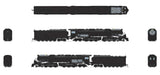 4-6-6-4 Challenger Late Version - Standard DC - Stealth -- Painted, Unlettered (Oil Tender, Smoke Deflectors, black, graphite)-2