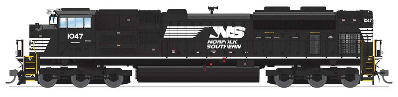 EMD SD70ACe - Sound, DCC and Smoke - Paragon4(TM) -- Norfolk Southern #1047 (black, white; Horse Head Logo)-1