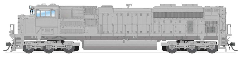 EMD SD70ACe - Standard DC - Stealth Series -- Undecorated, Low Headlight-1