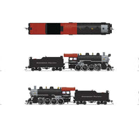 2-8-0 Consolidation - Sound, DCC and Smoke - Paragon4(TM) -- Northern Pacific #1250 (black, graphite, Tuscan)