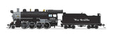 2-8-0 Consolidation - Standard DC - Stealth -- Denver & Rio Grande Western #1175 (black, graphite, Flying Grande)-1