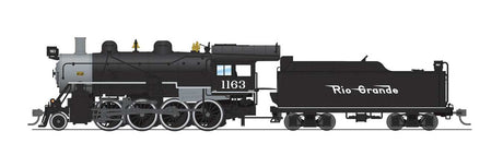 2-8-0 Consolidation - Standard DC - Stealth -- Denver & Rio Grande Western #1175 (black, graphite, Flying Grande)-1