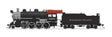 2-8-0 Consolidation - Standard DC - Stealth -- Northern Pacific #1250 (black, graphite, Tuscan)-1