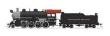 2-8-0 Consolidation - Standard DC - Stealth -- Northern Pacific #1252 (black, graphite, Tuscan)-1