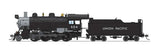 2-8-0 Consolidation - Standard DC - Stealth -- Union Pacific #604 (black, graphite)-1