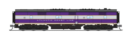 EMD E7B - Sound & DCC - Paragon4(TM) -- Atlantic Coast Line #763B (purple, silver, yellow)-1
