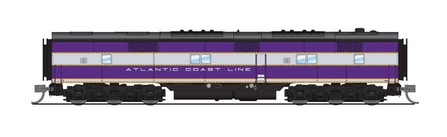 EMD E7B - Sound & DCC - Paragon4(TM) -- Atlantic Coast Line #763B (purple, silver, yellow)-1