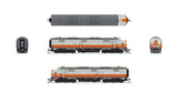 EMD E7A - Sound & DCC - Paragon4(TM) -- Milwaukee Road #119B (gray, orange, black)-2