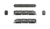 EMD E7A/Unpowered B Set w/Sound & DCC - Paragon4(TM) -- New York Central #4009, 4104 (Lightning Stripe 2-Tone Gray)-3