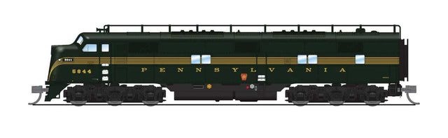 EMD E7A - Sound & DCC - Paragon4(TM) -- Pennsylvania Railroad #5845A (5-Stripe, Brunswick Green, yellow)-1