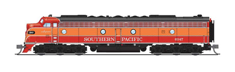 EMD E9A - Standard DC - Stealth Series -- Southern Pacific #6052 (Daylight, orange, red, black)