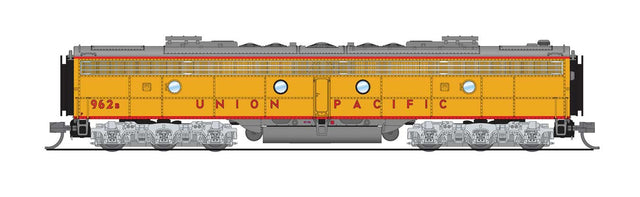 EMD E9B - Standard DC - Stealth Series -- Union Pacific #970B (Armour Yellow, gray, red)