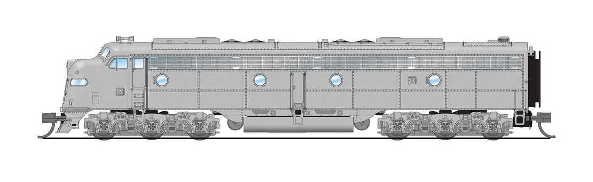 EMD E8A - Standard DC - Stealth Series -- Undecorated