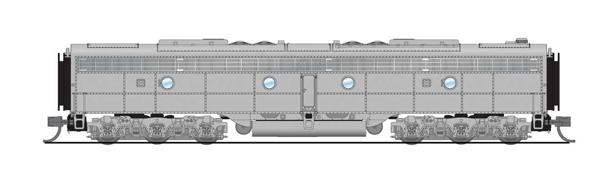 EMD E8B - Standard DC - Stealth Series -- Undecorated