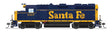 EMD GP35 Low Nose - Standard DC - Stealth -- Santa Fe #1342 (Bookend, blue, yellow, Large Lettering)