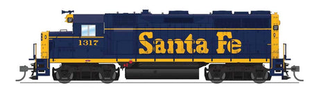 EMD GP35 Low Nose - Standard DC - Stealth -- Santa Fe #1342 (Bookend, blue, yellow, Large Lettering)