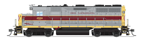 EMD GP35 Low Nose - Sound and DCC - Paragon4(TM) -- Erie-Lackawanna #2559 (gray, maroon, yellow, As-Delivered Lettering)-1
