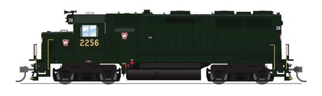 EMD GP35 Low Nose - Sound and DCC - Paragon4(TM) -- Pennsylvania Railroad #2263 (Brunswick Green, small Keystone)-1