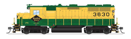 EMD GP35 Low Nose - Sound and DCC - Paragon4(TM) -- Reading #3630 (yellow, green)-1