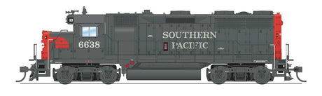 EMD GP35 Low Nose - Sound and DCC - Paragon4(TM) -- Southern Pacific #6638 (gray, red, SP on Nose)-1