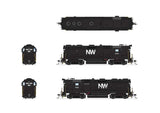 EMD GP35 High Nose - Sound and DCC - Paragon4(TM) -- Norfolk & Western #214 (black, white NW)-2