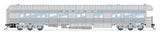 Heavyweight Business Car Observation - Ready to Run -- Santa Fe #37 (silver, shadowlined)-1