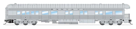 Heavyweight Business Car Observation - Ready to Run -- Santa Fe #37 (silver, shadowlined)-1