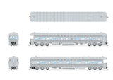 Heavyweight Business Car Observation - Ready to Run -- Santa Fe #37 (silver, shadowlined)-2
