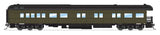 Heavyweight Business Car Observation - Ready to Run -- Painted, Unlettered (Clerestory Roof; Pullman Green, black)-1