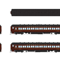 PRR PB70 Combine, 3 P70Coach, Z74D Business Observation Set - RTR -- Pennsylvania Railroad #4792, 3435, 3609, 3724, 7509 (Ohio, 1950s)