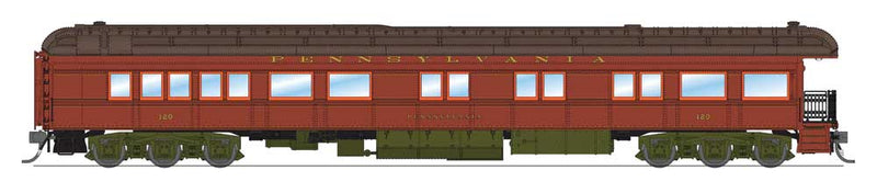 PRR Class Z74D Business Observation Car - Ready to Run -- Pennsylvania Railroad #120 Pennsylvania (Mid-1930s, Light Tuscan)-1