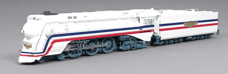Streamlined 4-6-4 Hudson - Sound and DCC - Brass Hybrid Paragon4(TM) -- Freedom Train #3460 (Fantasy 1947 American Freedom Train, white, blue, red)