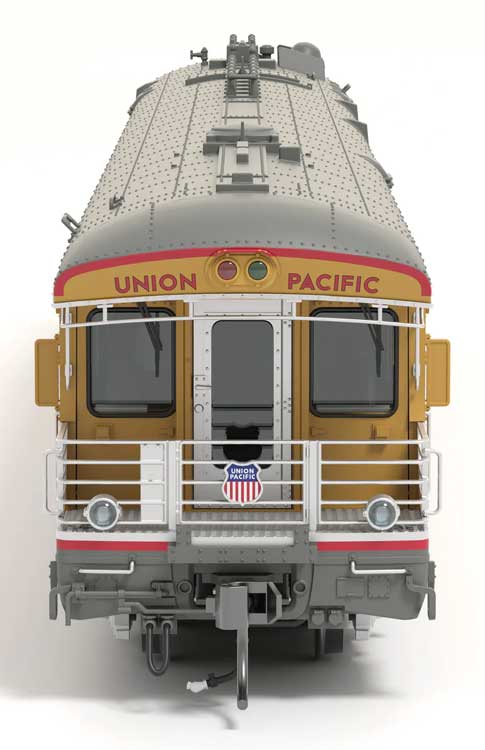 Business Car Observation - Ready to Run -- Union Pacific #119 "Kenefick" (Armour Yellow, gray, UP Shield Drumhead)-2