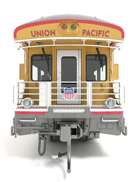 Business Car Observation - Ready to Run -- Union Pacific #119 "Kenefick" (Armour Yellow, gray, UP Shield Drumhead)-3