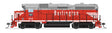 EMD GP30 - Sound and DCC - Paragon4(TM) -- Chicago, Burlington & Quincy #974 (Chinese Red, gray, white)-1