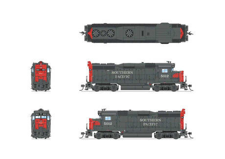 EMD GP30 - Sound and DCC - Paragon4(TM) -- Southern Pacific #5012 (gray, red)-2