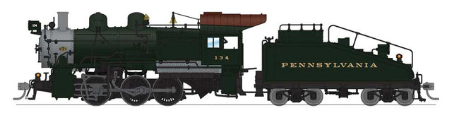 PRR Class B6sb 0-6-0 Switcher Post-War - Standard DC - Stealth -- Pennsylvania Railroad #134 (Brunswick Green, graphite, Tuscan)-1