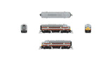 EMD F3A - Sound and DCC - Paragon4(TM) -- Delaware, Lackawanna & Western #663 (Restored, gray, maroon, yellow)-2
