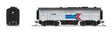 EMD F7B - Sound and DCC - Paragon4(TM) -- Amtrak #154 (Phase I, silver, red, blue, black, Arrow Logo)-1