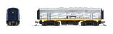 EMD F7B - Sound and DCC - Paragon4(TM) -- Santa Fe #351A (Yellowbonnet, silver, yellow, blue)-1