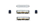EMD F7B - Sound and DCC - Paragon4(TM) -- Santa Fe #351A (Yellowbonnet, silver, yellow, blue)-2