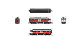 EMD F7A - Sound and DCC - Paragon4(TM) -- Connecticut Department of Transportation #6691 (NH McGinnis, black, red, whi-2