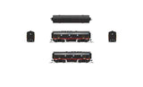 EMD F7 A-Unpowered B Set - Sound and DCC - Paragon4(TM) -- Cotton Belt SSW #927, 928 (Black Widow, black, silver, orange, red)-4