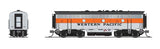 EMD F7B - Sound and DCC - Paragon4(TM) -- Western Pacific #916-C (silver, orange, black)-1