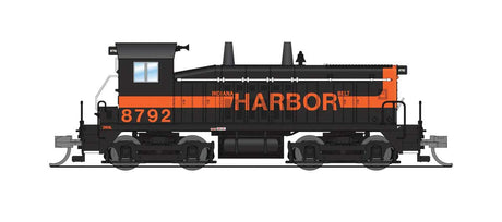 EMD NW2 - Sound and DCC - Paragon4(TM) -- Indiana Harbor Belt #8824 (black, orange)-1