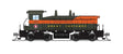 EMD NW2 - Standard DC - Stealth -- Great Northern #158 (Simplified; Omaha Orange, green)-1